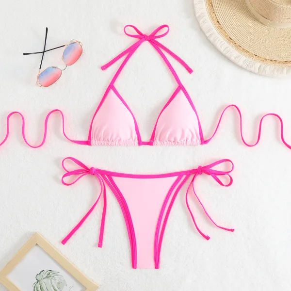 Riviera Striped Bikini Set