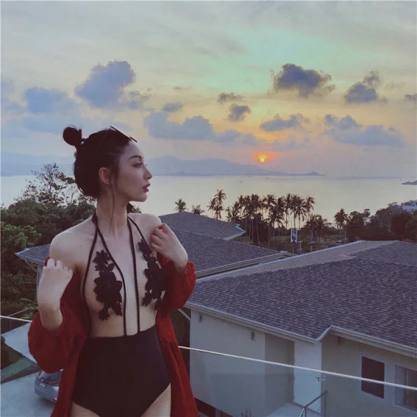 Minimalist High-Cut One-Piece Swimsuit