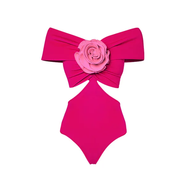 Floral Cut-Out One-Piece Swimsuit