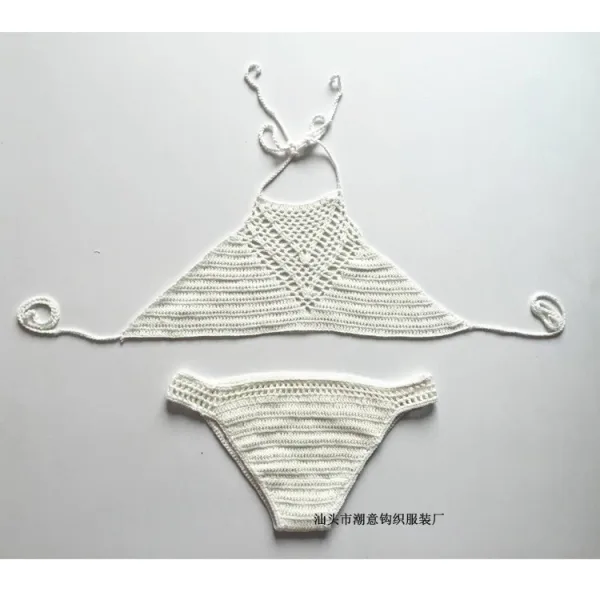 Hand-Woven Crochet Bikini Set