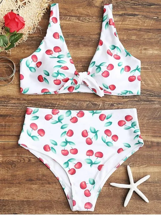 Knotted Side Bikini Set