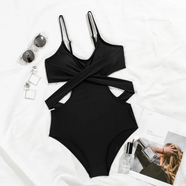 Floral Print One-Piece Swimsuit