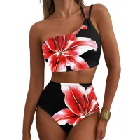 Black And Red Flowers