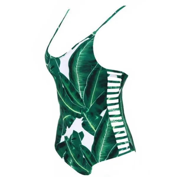 Botanical Print One-Piece Swimsuit
