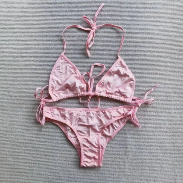 French-Style Bikini Set with Chest Padding
