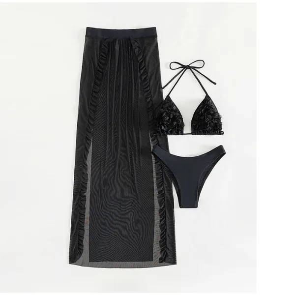Minimalist Mesh Bikini Set