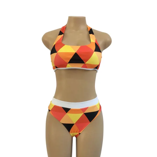 Vintage High-Waist Bikini Set