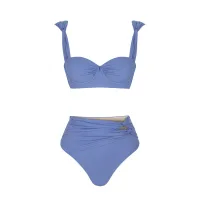 Blue Split Swimsuit