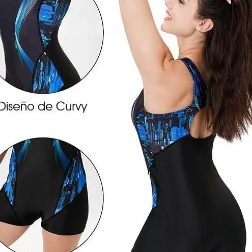 Aura Sleeveless One-Piece Swimsuit