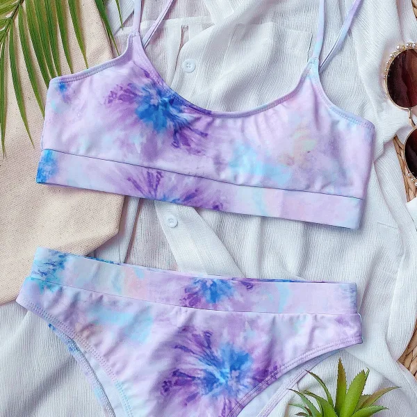 Classic Printed Bikini Set with Supportive Padding