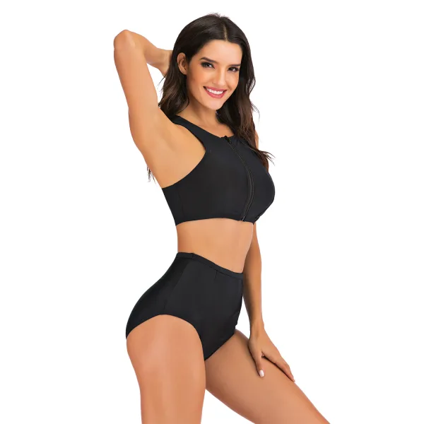 Sporty High-Waist Bikini Set