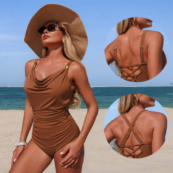 Classic Nylon One-Piece Swimsuit