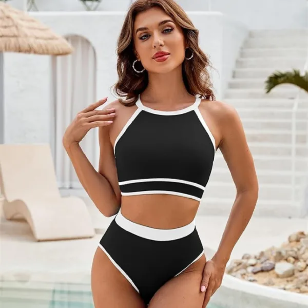 Minimalist Solid Bikini Set