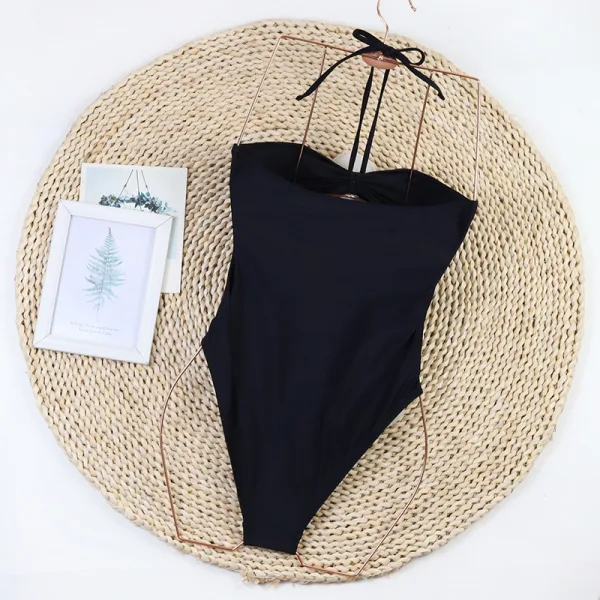Floral Appliqué One-Piece Swimsuit