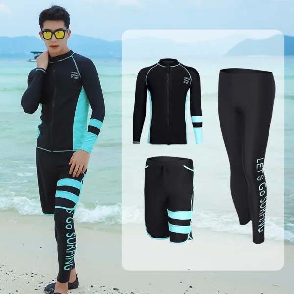 Long-Sleeve Protective Swim Suit