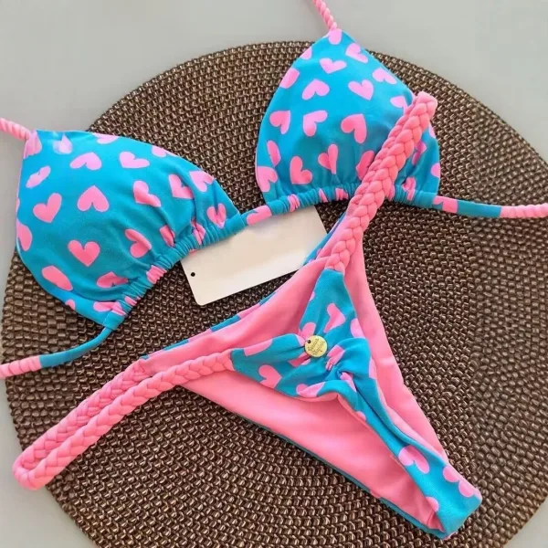 Minimalist Thong Bikini Set