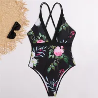 Black Pink Flowers