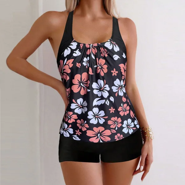 Floral Print Bikini Set with Supportive Fit