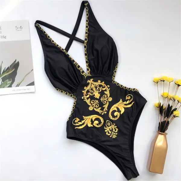Chain Print Bikini Set