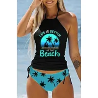 Black Blue Coconut Tree