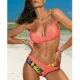 Floral Print Bikini Set with Underwire Support