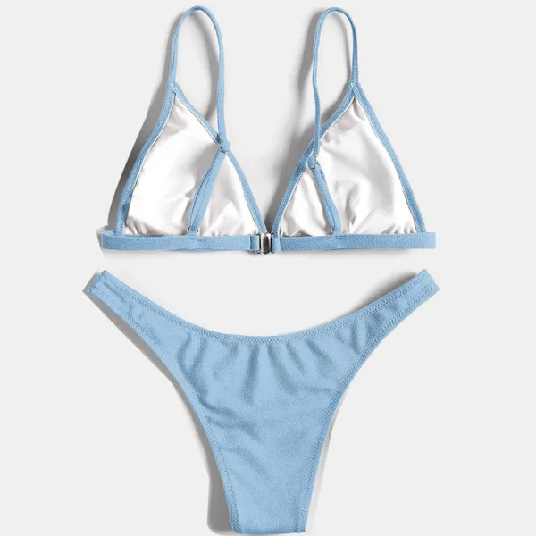 Minimalist Open-Back Bikini Set