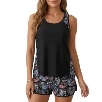 Black Background Paisley