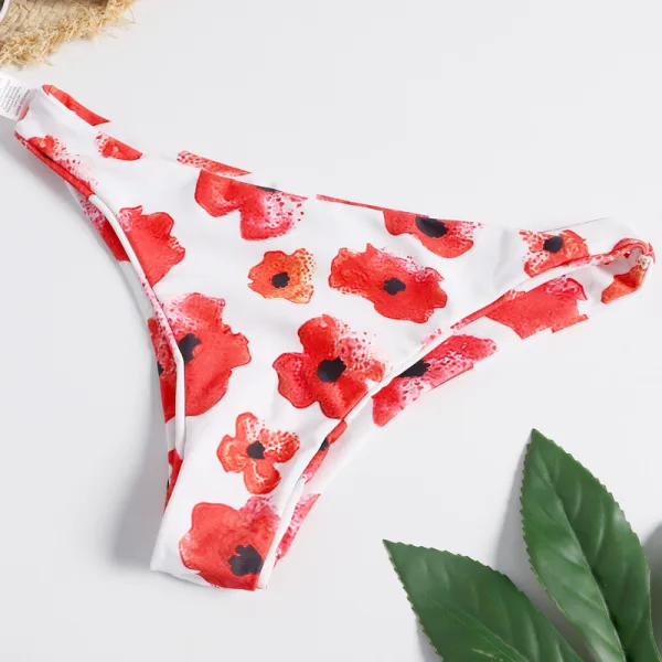 Floral Print Two-Piece Bikini Set