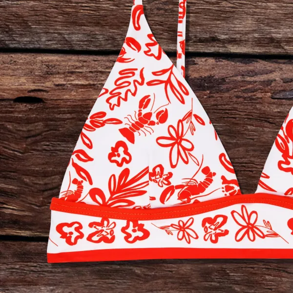 Valencia Printed Two-Piece Bikini Set