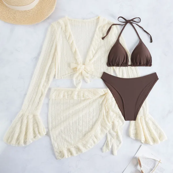 Solstice Four-Piece Bikini and Cover-Up Set