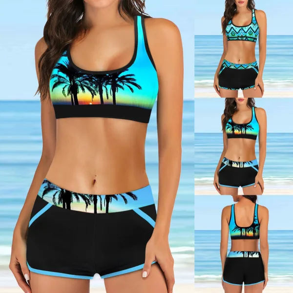 Coastal Printed Bikini Set