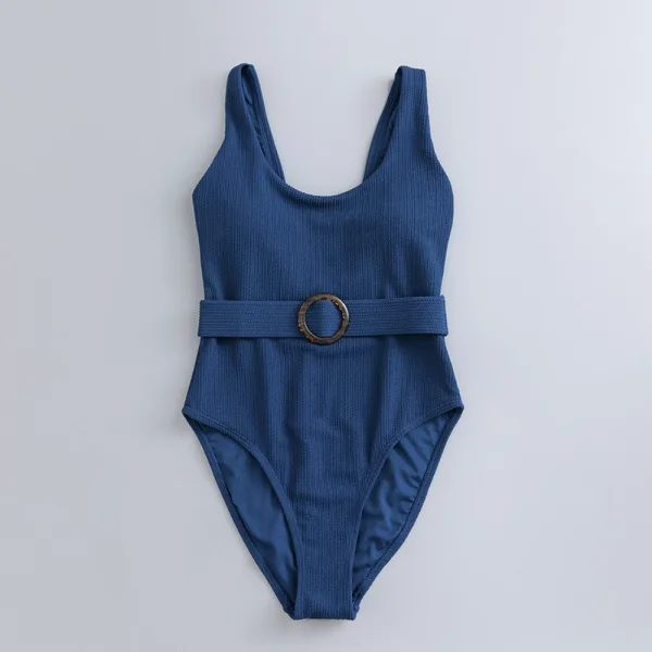 Classic Navy One-Piece Swimsuit