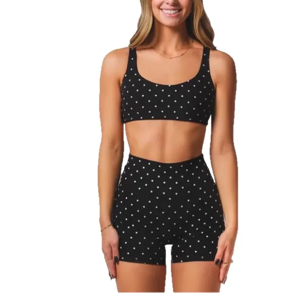 Polka Dot Two-Piece Swim Set