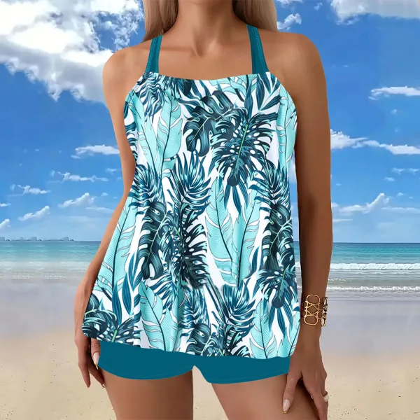 Printed Two-Piece Bikini Set