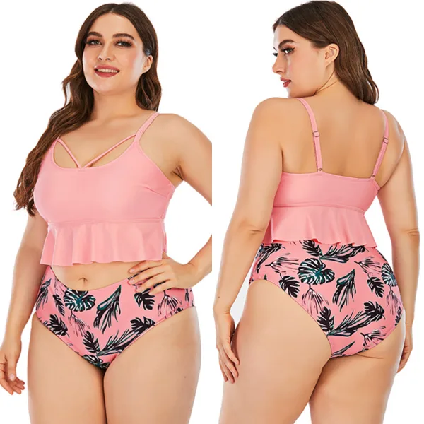 Essential High-Waist Tankini Set