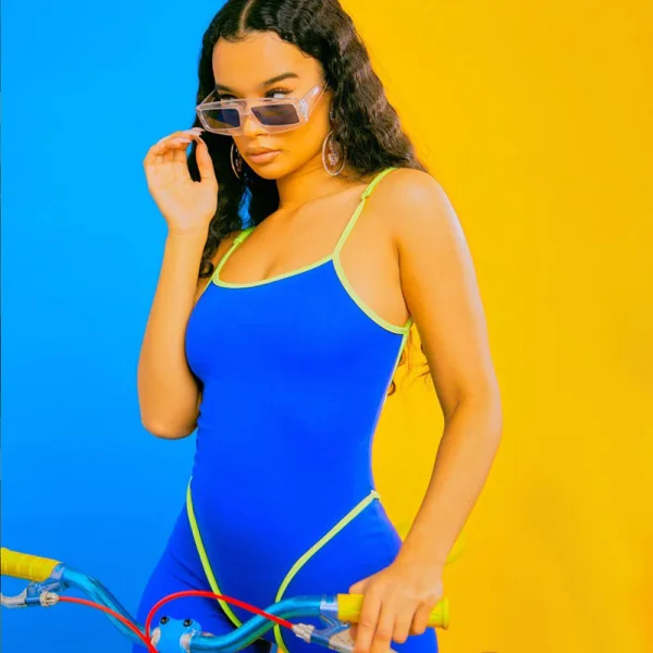 Azure Sling One-Piece Swimsuit