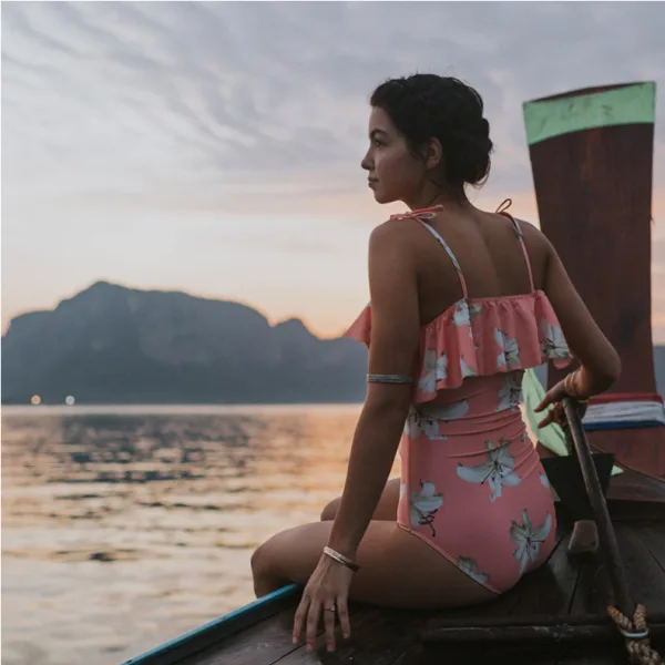Coastal Printed One-Piece Swimsuit