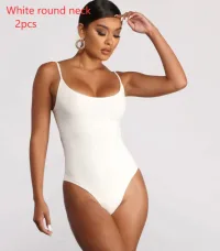 White Round Neck 2pcs