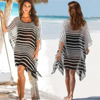 Black Stripe Print