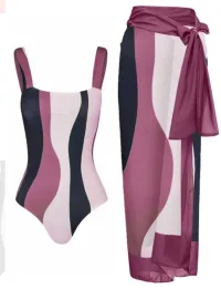 Magenta One Piece Gauze Skirt