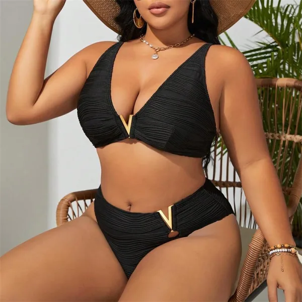 Classic Black Two-Piece Bikini Set