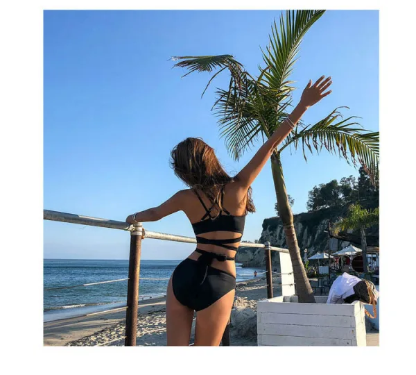 Luna High-Waist Bikini Set