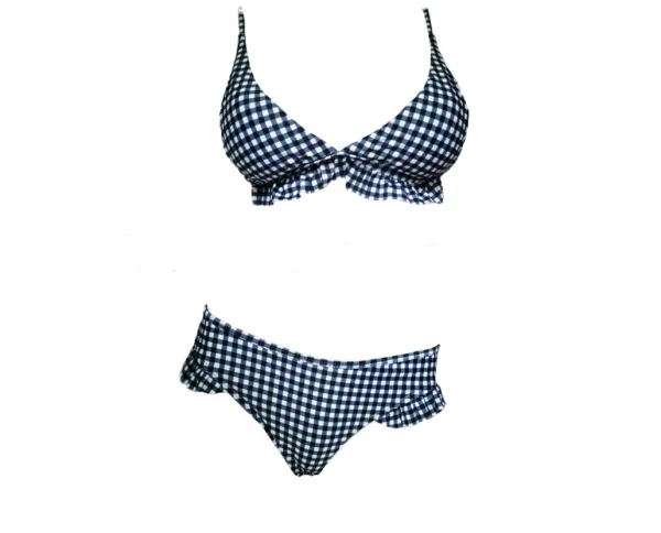 Highland Plaid Bikini Set in Classic Tartan