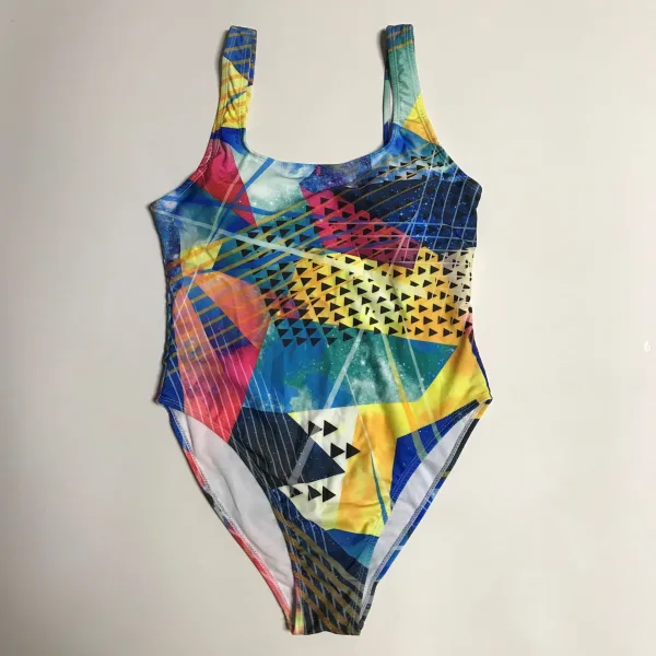 Floral Print One-Piece Swimsuit