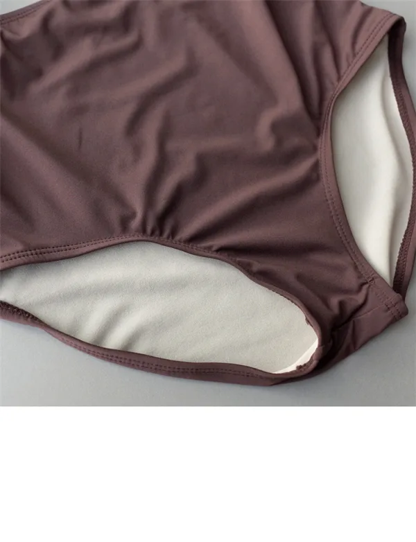 Sereia Colorblock High-Waist One-Piece Swimsuit