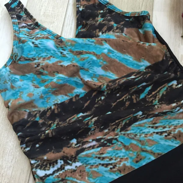 Classic One-Piece Swimsuit in Azure