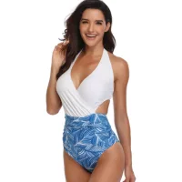White Blue Printing