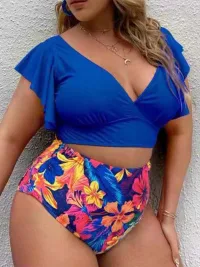 Blue Flower Pants