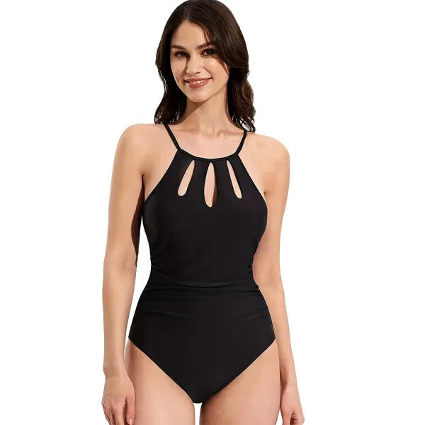 Sophisticated Backless One-Piece Swimsuit