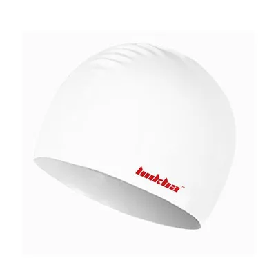 Silicone Swimming Cap with Letter Detail
